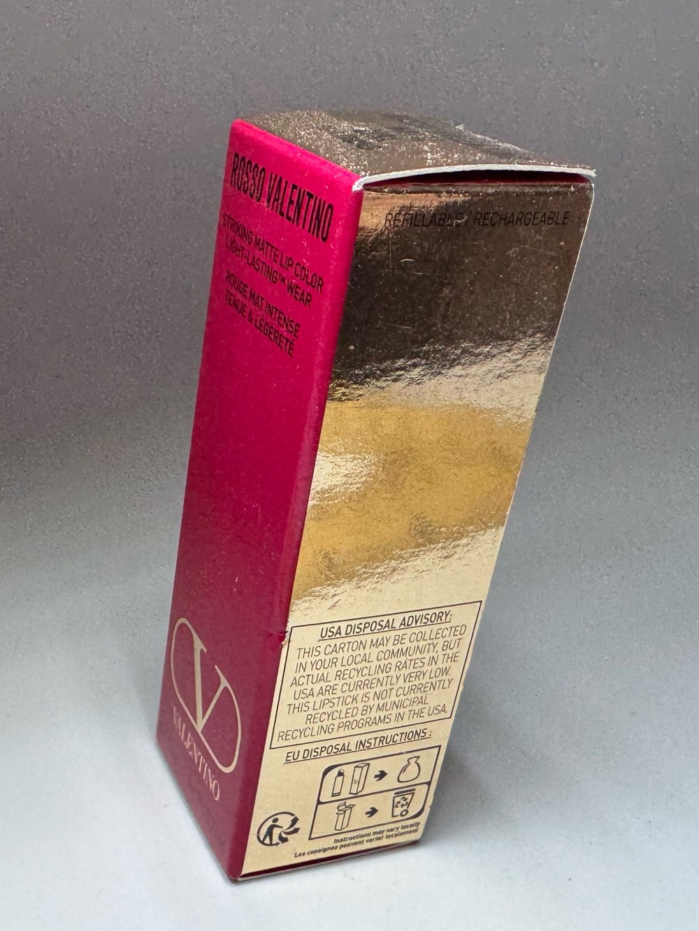 Valentino Refillable Lipstick color 219A STAR STUDDED NWT - Picture 3 of 8